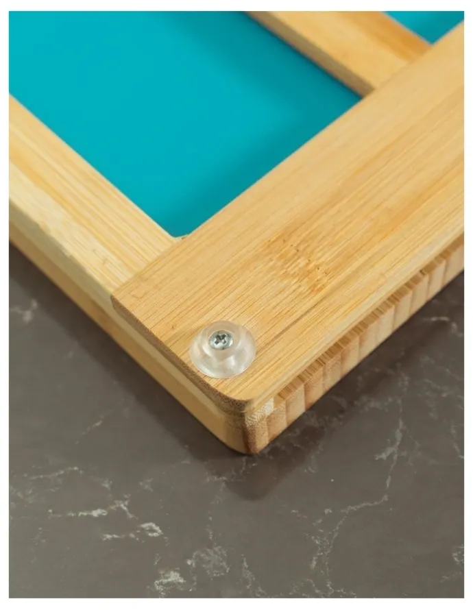 Living Today Bamboo Chopping Board Set of 5 and Flexible Mats Set