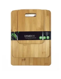 Living Today Bamboo Chopping Board 3 Pack in Brown