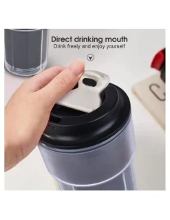 Living Today Double wall insulated Coffee Cup 460Ml 2 Pack in Red/Black
