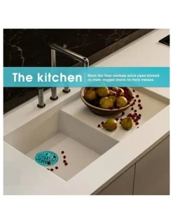 Living Today 2 Pack Drain Cover in Aqua