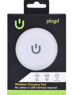 Living Today Plugd 15W USB-C Qi Wireless Charging Pad for iPhone and Android