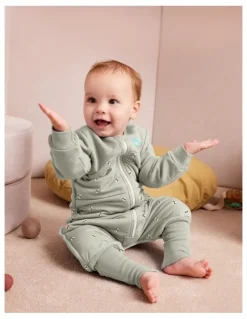 Love To Dream Sleep Suit 2.5T Quilted Stretch Cotton Bees in Olive