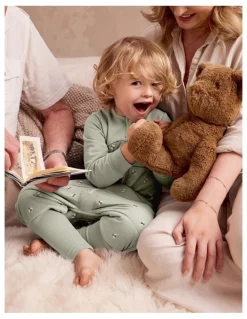 Love To Dream Sleep Suit 2.5T Quilted Stretch Cotton Bees in Olive