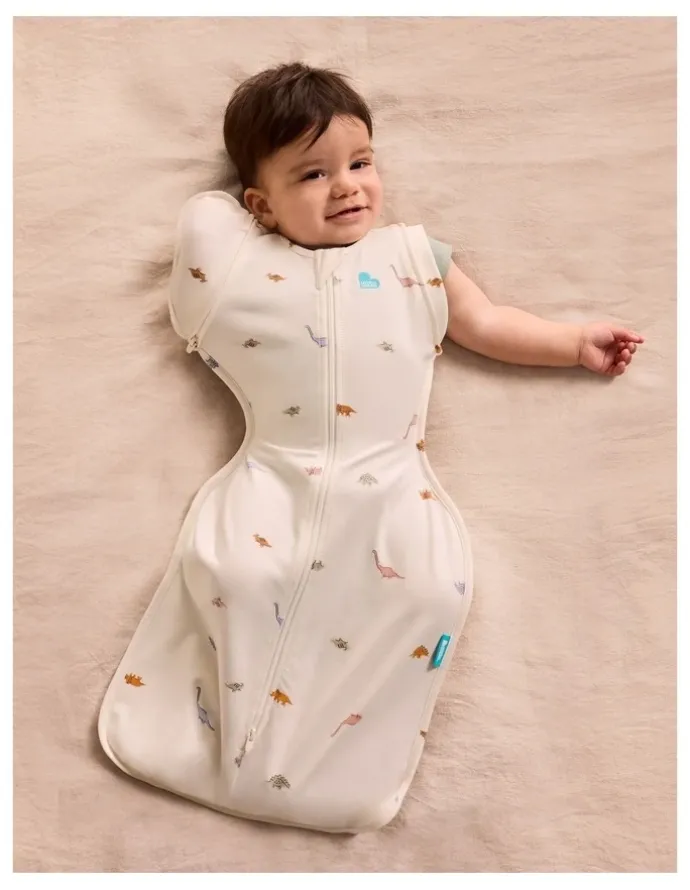 Love To Dream Stretch Cotton Dinosnore Transition Bag 1.0T in Cream