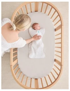 Love To Dream Swaddle Up 0.2T Stretch Organic Cotton Starlight White