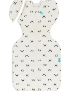 Love To Dream 1.0T Stretch Cotton Sleepy Panda Transition Bag in Cream