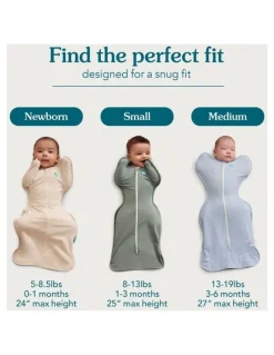 Love To Dream 1.0T Stretch Cotton Dreamer Swaddle Up in White