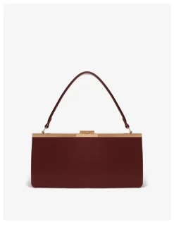 Lustre & Sage Solene Top Handle Handbag - Burgundy
