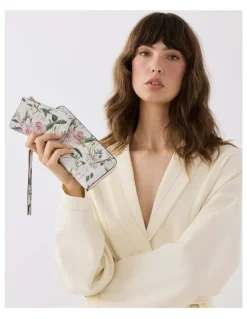 Madison Accessories Harlow Zip around Clutch Wallet with Detachable Wrist Strap