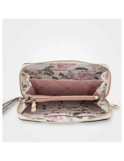 Madison Accessories Harlow Zip around Clutch Wallet with Detachable Wrist Strap