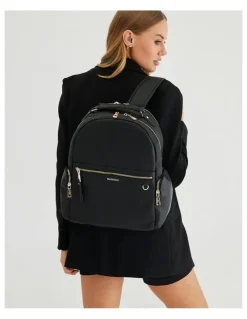 Madison Accessories Tonya Laptop Backpack in Black
