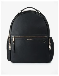 Madison Accessories Tonya Laptop Backpack in Black