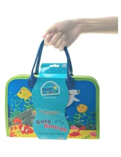 Magic Sensory Busy Board in Blue