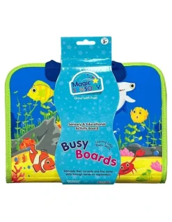 Magic Sensory Busy Board in Blue