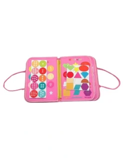 Magic Sensory Busy Board in Pink