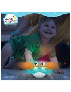Magic Sensory Interactive Crawling Crab (Blue)