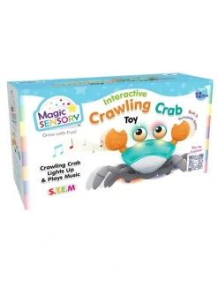 Magic Sensory Interactive Crawling Crab (Blue)