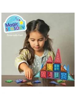 Magic Sensory Magnetic Diamond Tiles 60 Piece Set