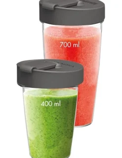Magimix Blendcups 400ml and 700ml in Clear