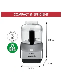 Magimix Le Micro Mini Chopper in Chrome