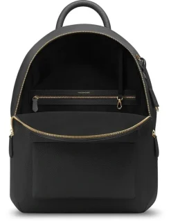 MAISON de SABRÉ The Leather Backpack in Black Caviar