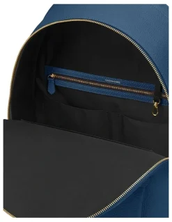 MAISON de SABRÉ The Leather Backpack in Pacific Blue