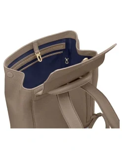 MAISON de SABRÉ The Medium Soft Leather Backpack in Cashmere Clay