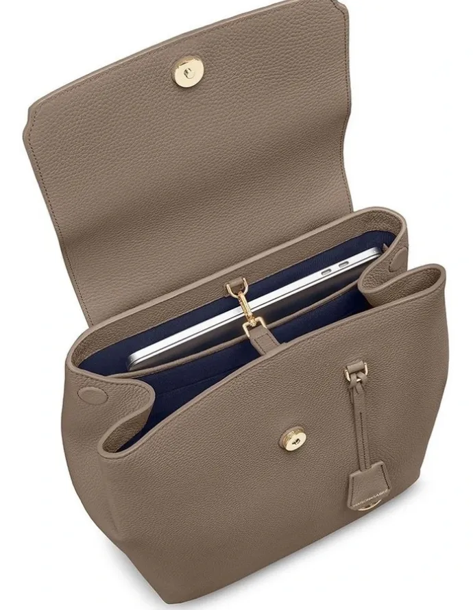MAISON de SABRÉ The Medium Soft Leather Backpack in Cashmere Clay