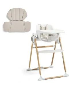Mamas & Papas Eno Highchair and Cushion Bundle in Beige