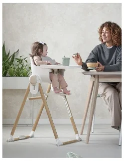 Mamas & Papas Eno Highchair and Cushion Bundle in Beige