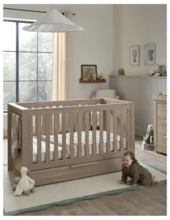 Mamas & Papas Franklin Cotbed in Light Oak