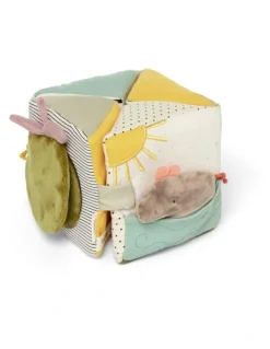 Mamas & Papas Mamas & Papas Babyplay Folding Activity Cube Sensory Baby Toy With Teether 0m