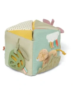 Mamas & Papas Mamas & Papas Babyplay Folding Activity Cube Sensory Baby Toy With Teether 0m