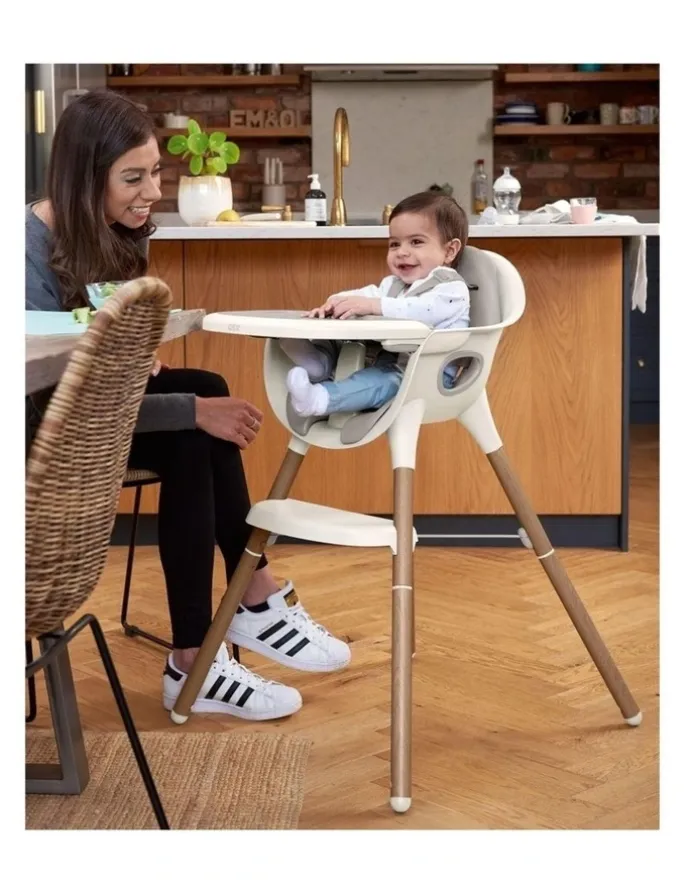 Mamas & Papas Mamas & Papas Juice Highchair Convertible Junior Chair Removable Tray Croissant