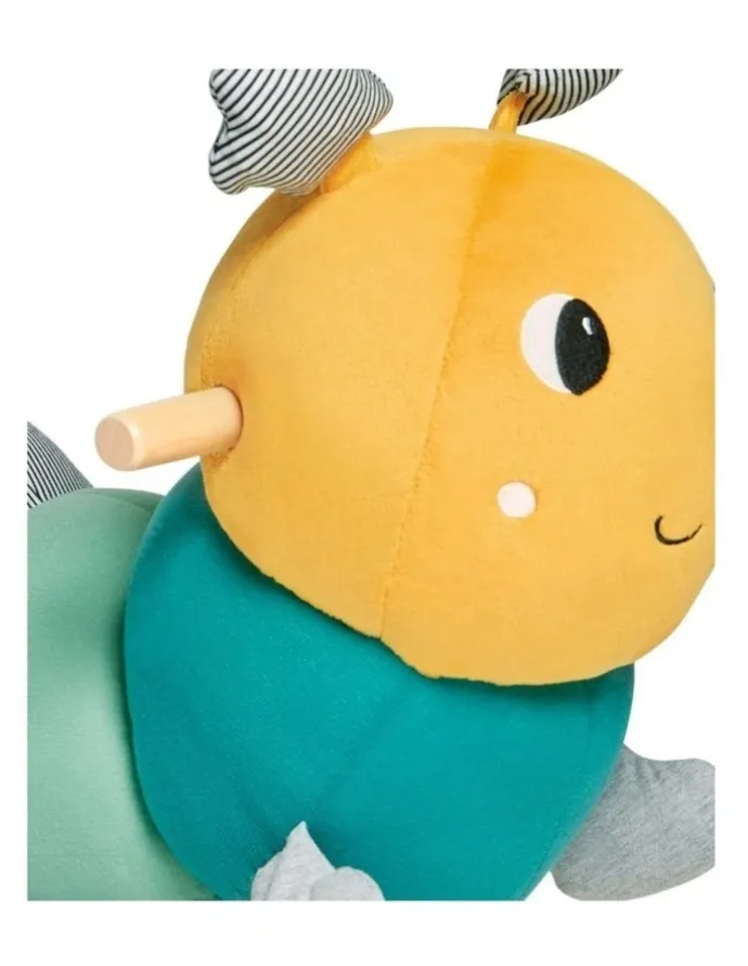 Mamas & Papas Mamas & Papas Rocking Animal Caterpillar Colourful Soft Fabric 12m Wildly