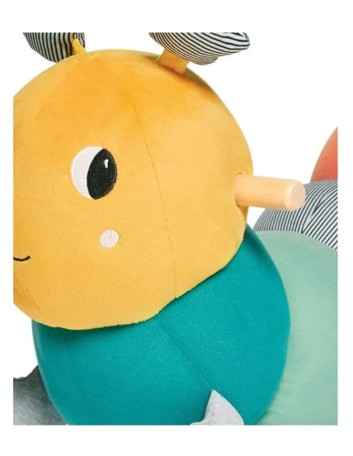 Mamas & Papas Mamas & Papas Rocking Animal Caterpillar Colourful Soft Fabric 12m Wildly