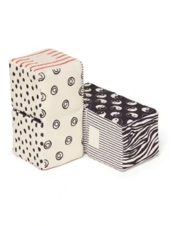 Mamas & Papas Mamas & Papas x Another Fox Folding Cubes Sensory Toy High Contrast 0m