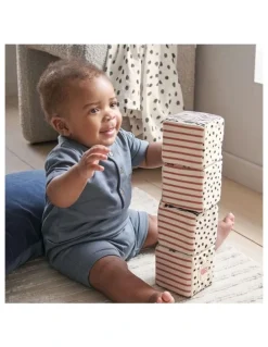 Mamas & Papas Mamas & Papas x Another Fox Folding Cubes Sensory Toy High Contrast 0m