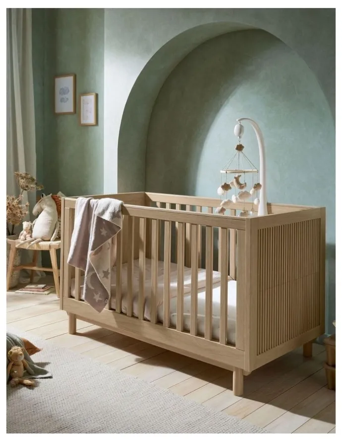 Mamas & Papas Oska Cot and Dresser 5 Pieces Bundle in Oak