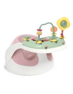 Mamas & Papas 2pc Mamas & Papas Snug Floor Seat With Detachable Activity Tray Set Blossom
