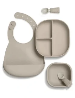 Mamas & Papas Silicon Meal Kit in Truffle