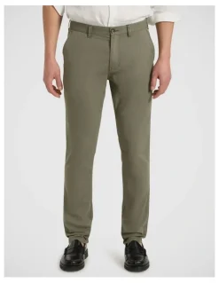 Marcs Brayden Textured Chino Pant in Dark Olive