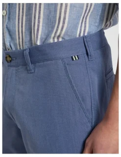 Marcs Brayden Textured Chino Pant in Navy