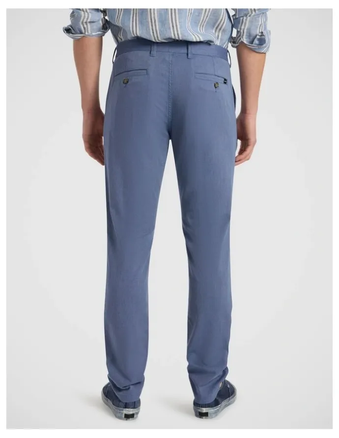 Marcs Brayden Textured Chino Pant in Navy