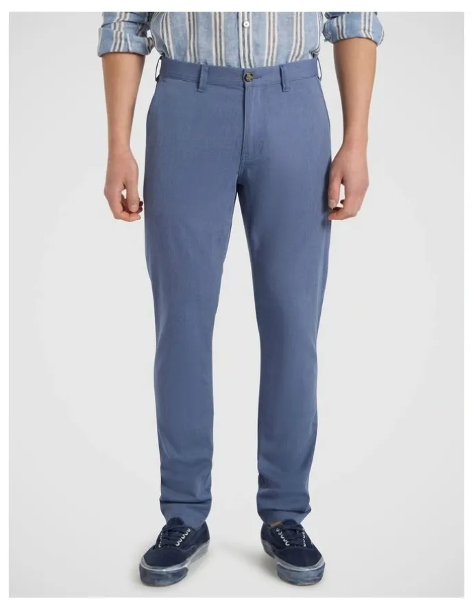 Marcs Brayden Textured Chino Pant in Navy