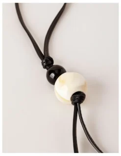 Marcs Tortoiseshell Ball Charm Accessory in Natural