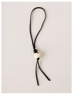 Marcs Tortoiseshell Ball Charm Accessory in Natural