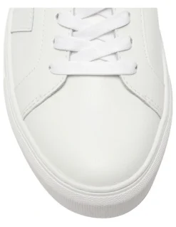 Marcs Trio Leather Sneakers in White