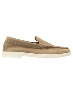 Marcs Valiant Loafers in Taupe Suede