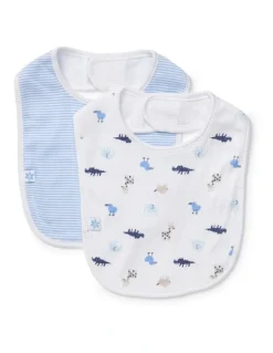Marquise Bib 2 Pack in Blue